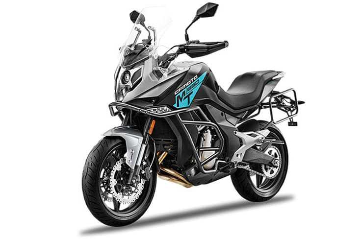 The 650MT is also available in silver with blue highlights in foreign markets. The 650MT is also available in silver with blue highlights in foreign markets.
