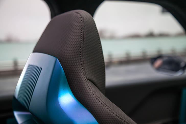 Front Row Adjustable Headrests