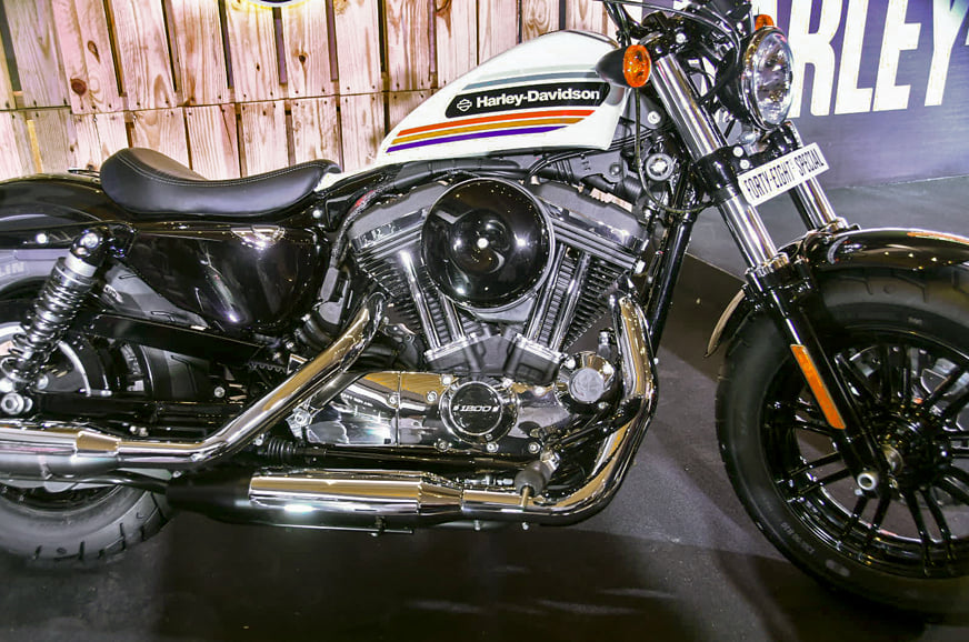 The 1,202cc, air-cooled, V-twin engine produces 97Nm.