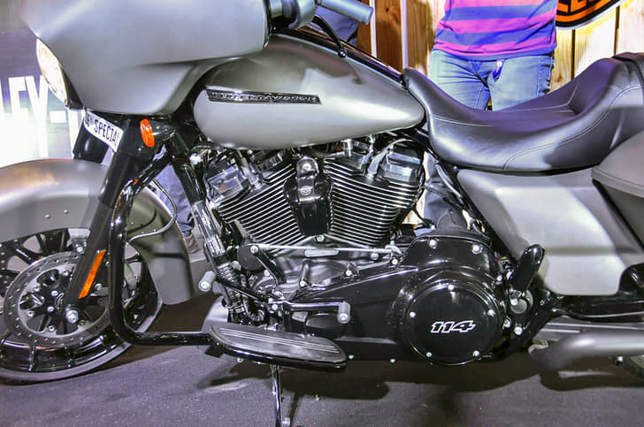The 1,868cc Milwaukee-Eight 114 engine makes 163Nm of torque.