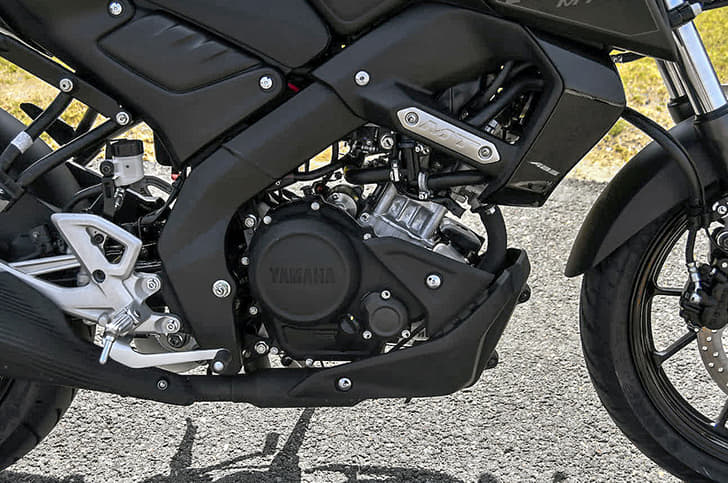 155cc engine is similar to the one on the R15 V3.0