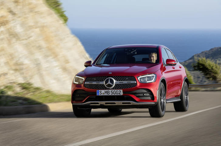 Mercedes GLC Coupe facelift image gallery