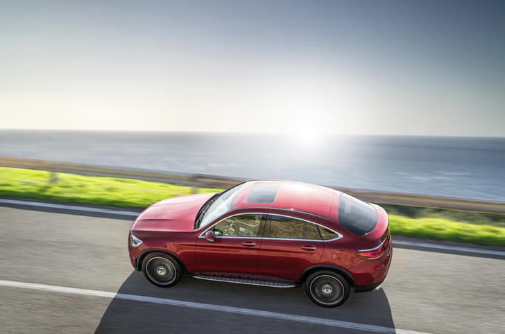 Mercedes GLC Coupe facelift image gallery