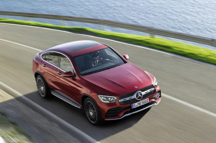 Mercedes GLC Coupe facelift image gallery