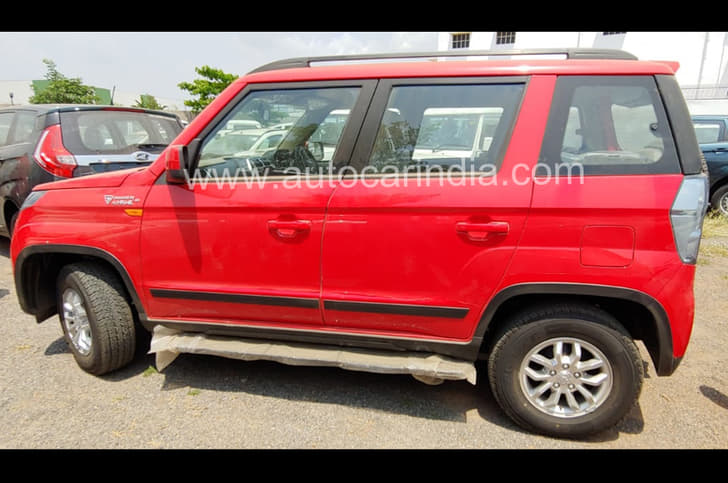 New Mahindra TUV300 facelift image gallery