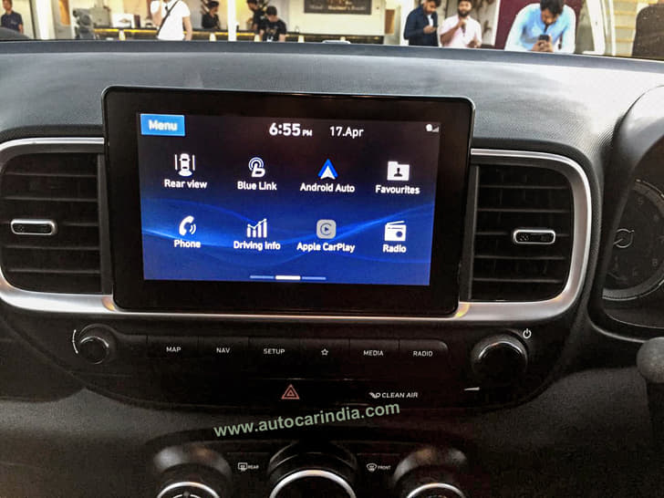 8.0-inch infotainment screen supports Android Auto and Apple CarPlay.