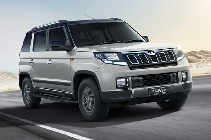 New Mahindra TUV300 facelift image gallery