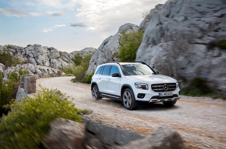 New Mercedes-Benz GLB SUV image gallery