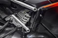 Suspension towards the rear is handled by a monoshock. Suspension towards the rear is handled by a monoshock.