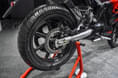 The RV 400 gets a rear disc brake as standard. The RV 400 gets a rear disc brake as standard.