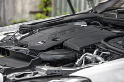 Mercedes Benz E Class Open Bonnet Engine Shot