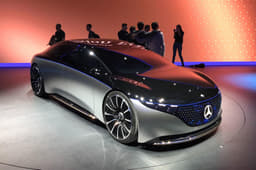 New Mercedes-Benz Vision EQS concept image gallery