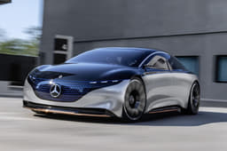 New Mercedes-Benz Vision EQS concept image gallery