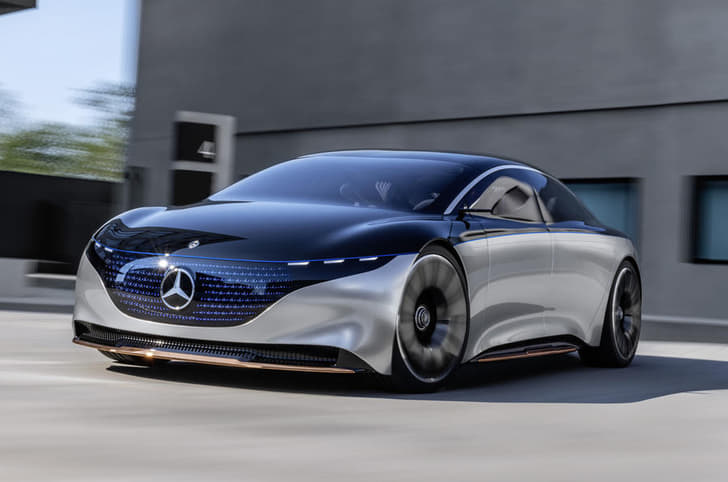 New Mercedes-Benz Vision EQS concept image gallery