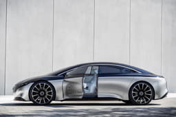 New Mercedes-Benz Vision EQS concept image gallery