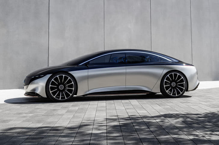 New Mercedes-Benz Vision EQS concept image gallery