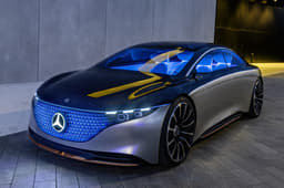 New Mercedes-Benz Vision EQS concept image gallery