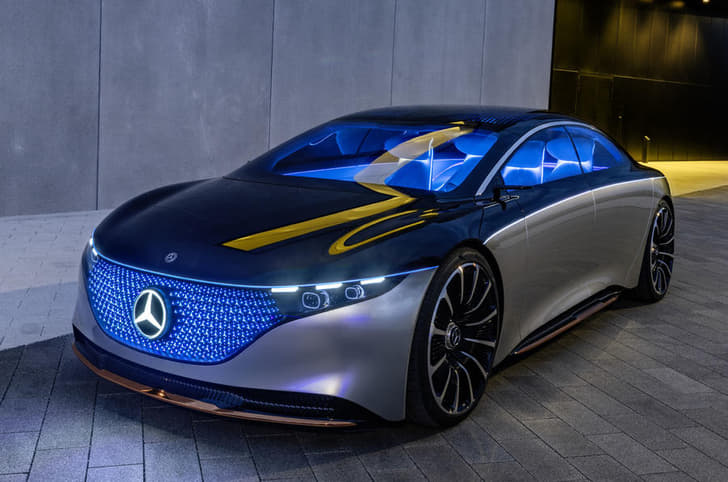 New Mercedes-Benz Vision EQS concept image gallery