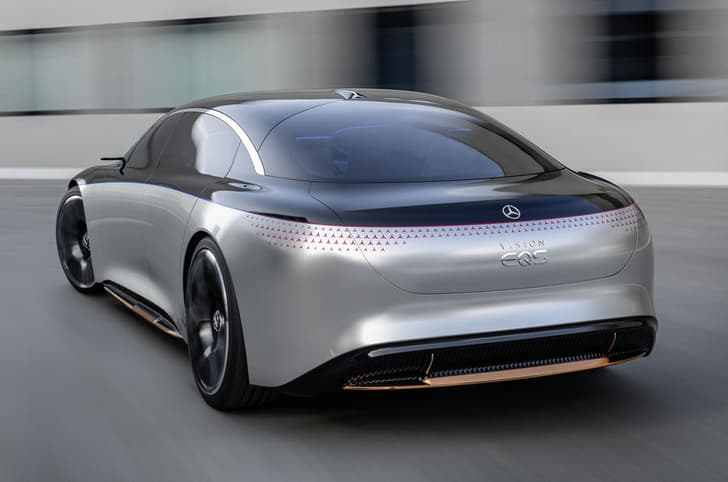 New Mercedes-Benz Vision EQS concept image gallery