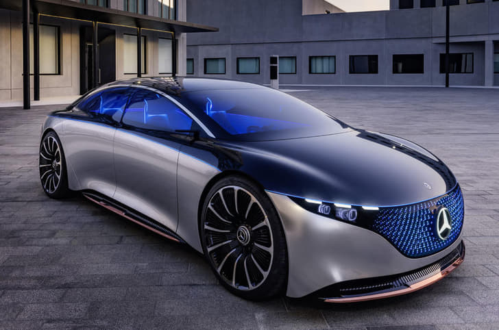 New Mercedes-Benz Vision EQS concept image gallery