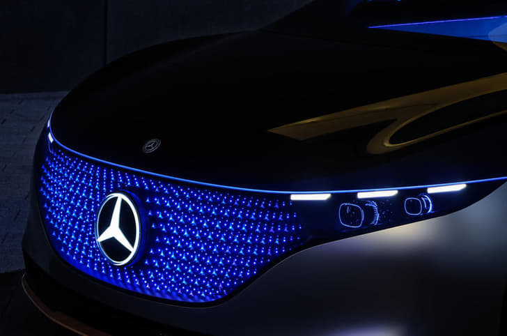 New Mercedes-Benz Vision EQS concept image gallery