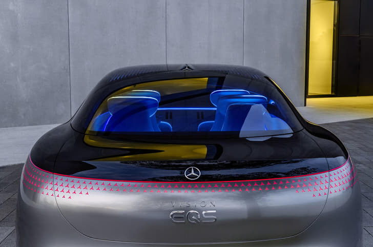 New Mercedes-Benz Vision EQS concept image gallery