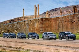 Driving through Iran with Mahindra Adventure