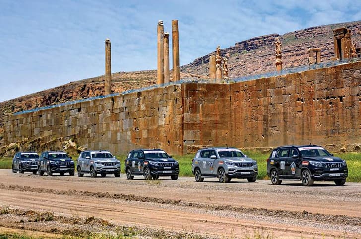 Driving through Iran with Mahindra Adventure