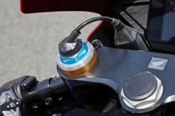 Also, specific to the SP version is a second generation semi-active &#214;hlins Electronic Control 43mm NPX forks 