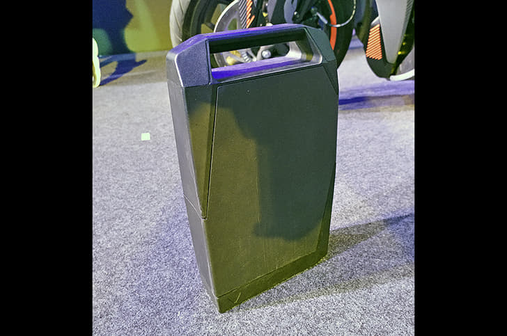 The battery packs are compact and can be easily transported.