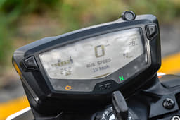 New instrument cluster also displays information like average speed.