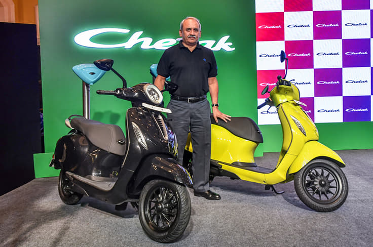 The Chetak is available in two models - Urbane and Premium.