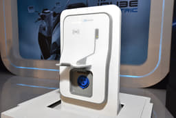 The fast charger for the TVS iQube.