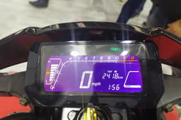 Hero Electric instrument cluster offers smartphone connectivity.