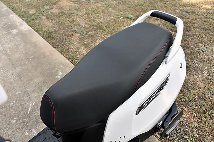 TVS iQube seat.