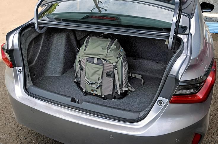 Boot capacity is now 506 litres. Boot capacity is now 506 litres.