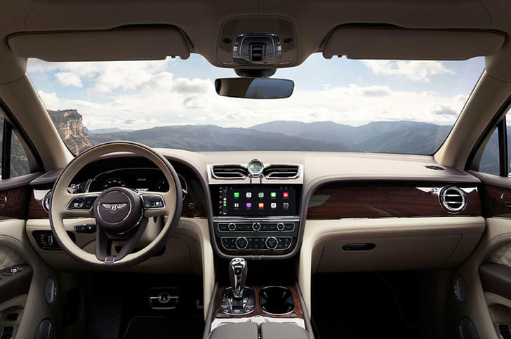 Bentley Bentayga Dashboard
