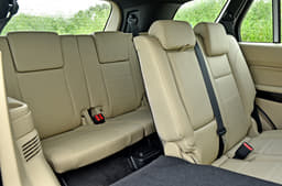 Third row is tight on space and access is cumbersome. 