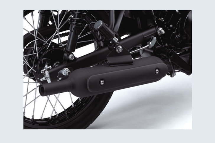 The international-spec model is also quite light, at just 126kg.