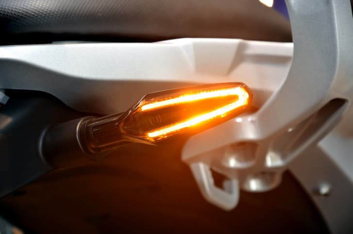 LED turn indicators look up to date.