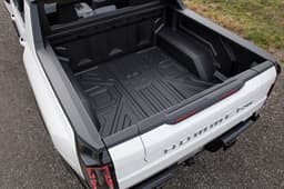 A tonneau cover is available for the pick-up load bed.
