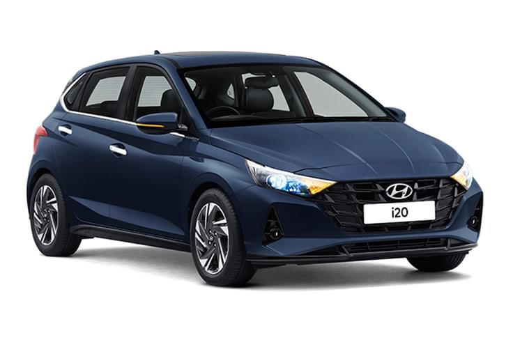 The new Hyundai i20 is available in 6 colours. This one is the Starry Night blue. The new Hyundai i20 is available in 6 colours. This one is the Starry Night blue.