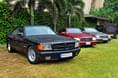 The SEC and R 129SL represented the modern classics at this year’s Mercedes-Benz Classic Car Rally. The SEC and R 129SL represented the modern classics at this year’s Mercedes-Benz Classic Car Rally.