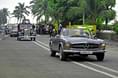 Pratapsingh Gaekwad’s 230 SL Pagoda was one of the stars of the show. Pratapsingh Gaekwad’s 230 SL Pagoda was one of the stars of the show.