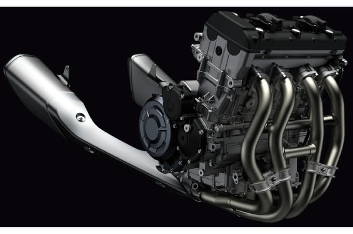 The cubic capacity of the liquid-cooled, inline-four, engine remains identical at 1,340cc.