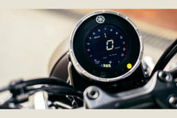 The XSR 125 gets a circular LCD instrument console.