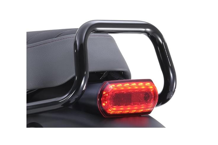 Retro LED tail light looks neat. Retro LED tail light looks neat.