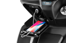 A charging socket comes as standard.