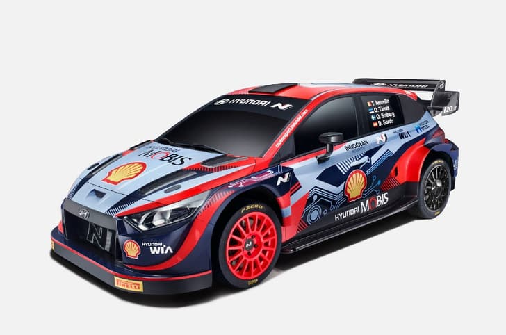 Hyundai i20 N Rally1 front quarter