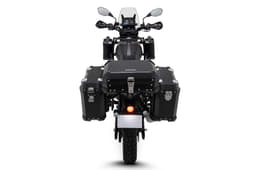 Also part of the accessories catalogue is hard luggage which includes a top-box and a pair of hard panniers. 